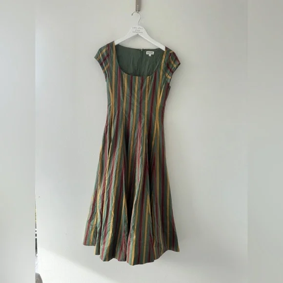 midi summer dresses with short sleeves Reece Short Sleeve Straight Fit Midi Dress, 1XL